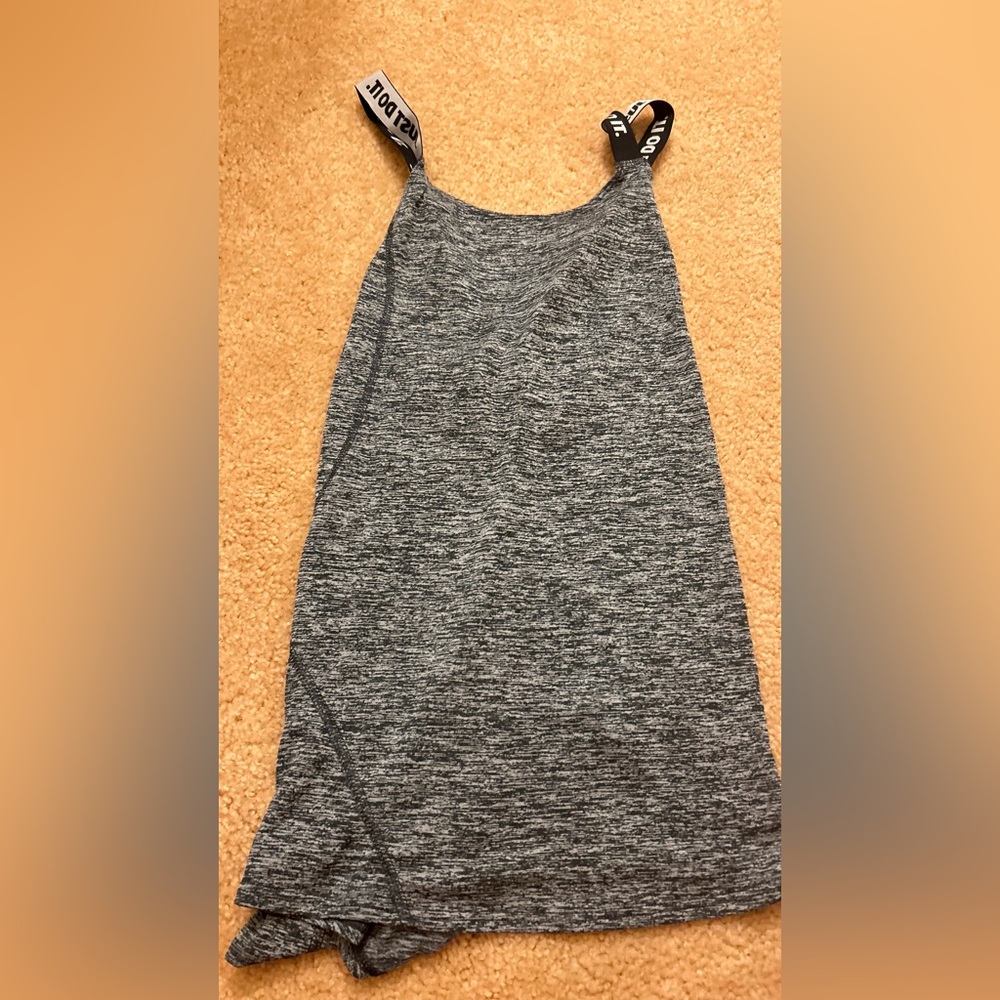 Nike Gray Cross back tank top